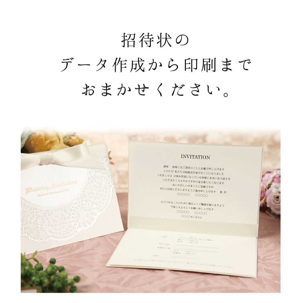 結婚式,招待状,印刷,手作り,格安,簡単,おまかせ,レイアウト,テンプレート