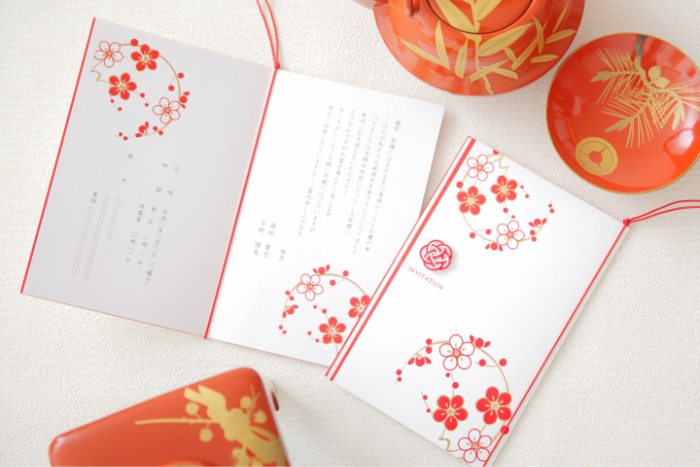 結婚式 招待状 簡単手作りキット 珠玉 結婚式 招待状 和婚 席次表 印刷 おしゃれなペーパーアイテム ムゲット