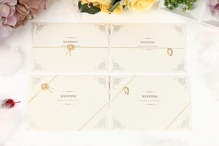 結婚式 招待状 手作りキット ウェディングチャーム（ホワイト