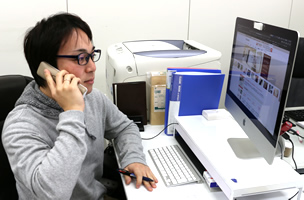 顔が見えないネットショップだからこそ 迅速・丁寧な対応で安心。